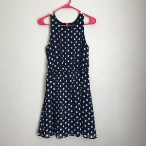 Xhilaration Black/White Polka Dot Dress, sz. Small